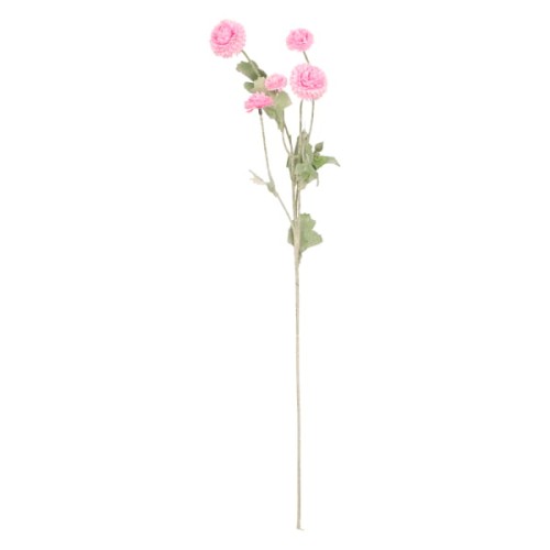 Goździk gałązka sztuczna wys. 60 cm, różowy