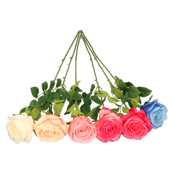 Kwiat sztuczny róża pojedyncza 65 cm AST50784-S – zdjęcie 7