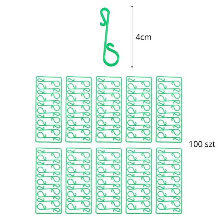 Zawieszki 4cm 100szt ASG40502