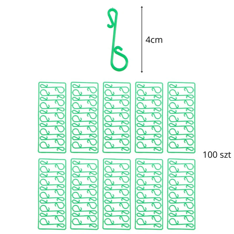 Zawieszki 4cm 100szt ASG40502