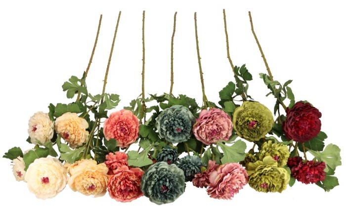 Kwiat sztuczny piwonia 85cm ASC28285 – zdjęcie 2