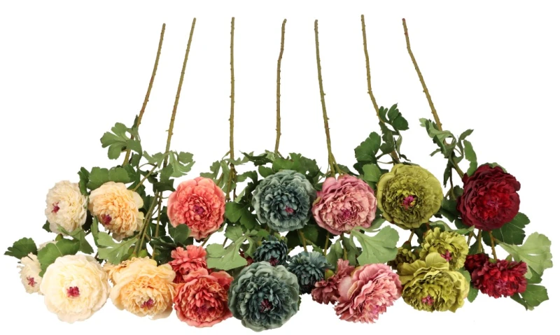 Kwiat sztuczny piwonia 85cm ASC28285 – zdjęcie 2