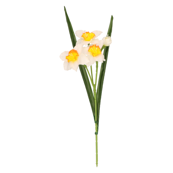 Kwiat sztuczny żonkil 39cm ASC27707