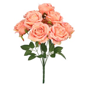 Bukiet sztuczny róże 45cm ASC27440 – zdjęcie 3