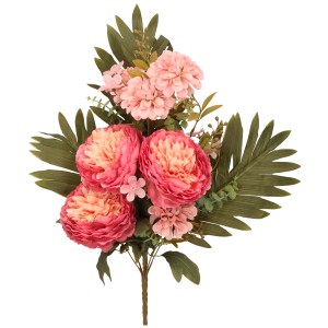 Piwonia bukiet typu 'leżak' 50cm ASC27267-mix 6 kolorów – zdjęcie 3