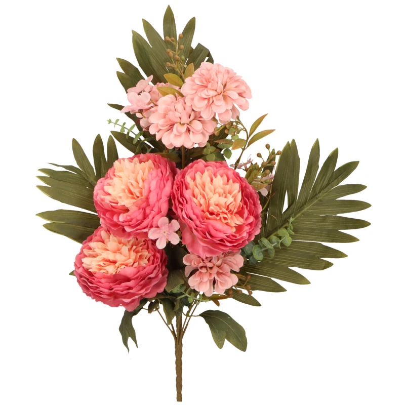 Piwonia bukiet typu 'leżak' 50cm ASC27267-mix 6 kolorów – zdjęcie 3