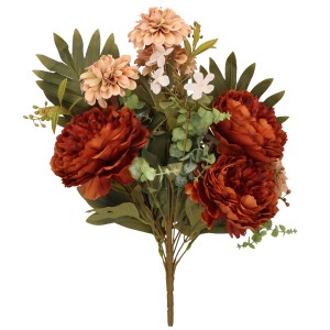 Piwonia bukiet typu 'leżak' 50cm ASC27267-mix 6 kolorów – zdjęcie 5
