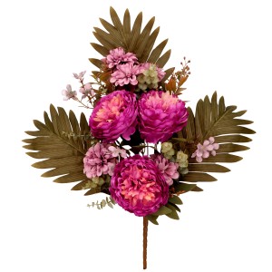 Piwonia bukiet typu 'leżak' 50cm ASC27267-mix 6 kolorów – zdjęcie 6