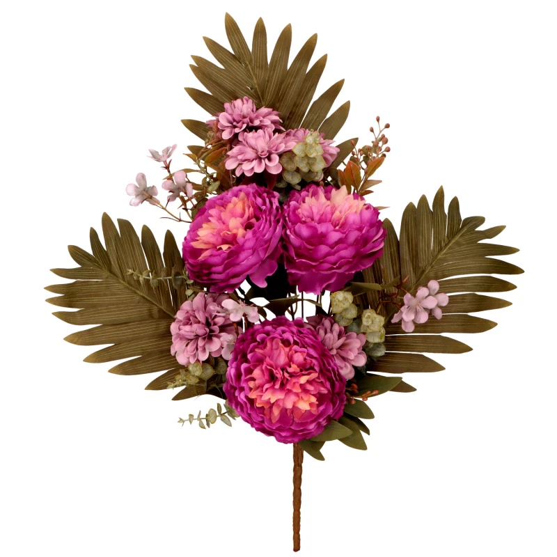 Piwonia bukiet typu 'leżak' 50cm ASC27267-mix 6 kolorów – zdjęcie 6