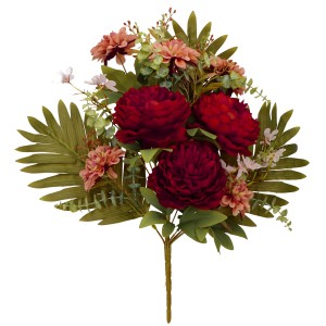 Piwonia bukiet typu 'leżak' 50cm ASC27267-mix 6 kolorów – zdjęcie 7