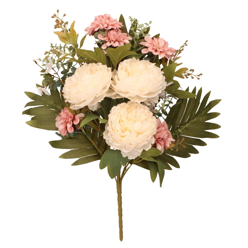 Piwonia bukiet typu 'leżak' 50cm ASC27267-mix 6 kolorów – zdjęcie 8