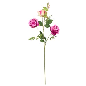 Kwiat sztuczny gałązka róży 80cm ASC28388