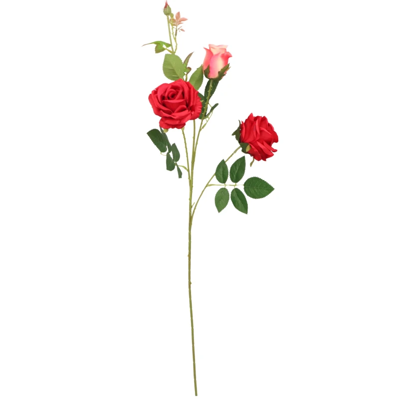 Kwiat sztuczny gałązka róży 80cm ASC28388 – zdjęcie 8