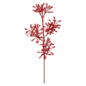 Gałązka świąteczna brokatowa 63 cm mix 5 kolorów ASC26445