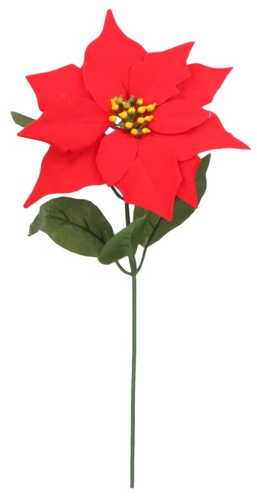 Gwiazda betlejemska na łodydze 59 cm czerwona ASC28788