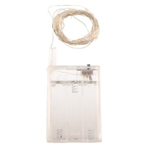 Lampki choinkowe 50 LED 5 m na baterie barwa naturalna AST23992-NATURAL