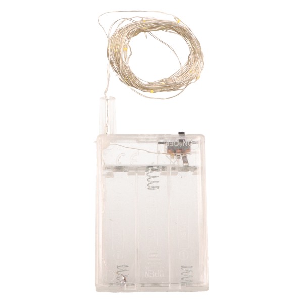 Lampki choinkowe 50 LED 5 m na baterie barwa naturalna AST23992-NATURAL