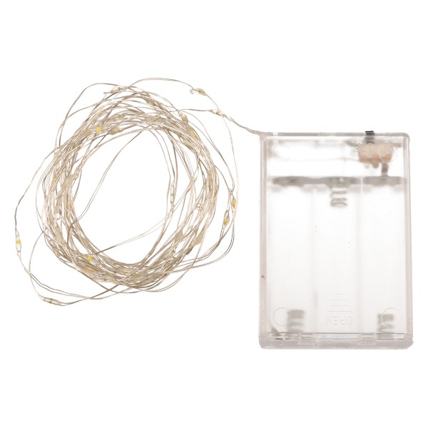 Lampki choinkowe 50 LED 5 m na baterie barwa naturalna AST23992-NATURAL