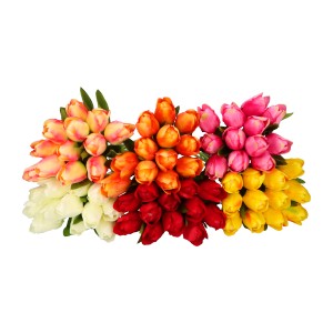 Tulipan bukiet 39 cm mix 4 kolorów ASC21812