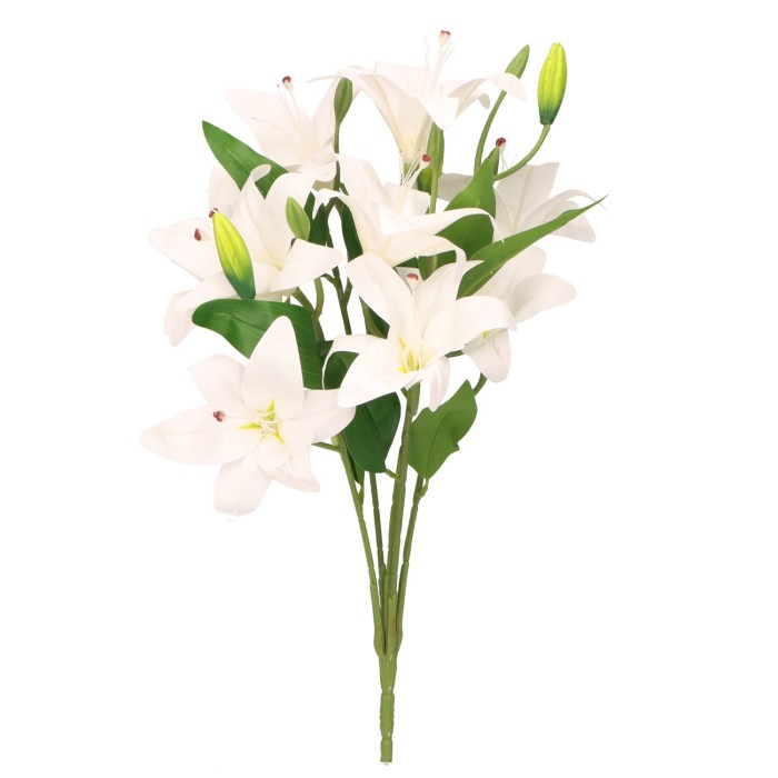 Lilia bukiet 55 cm biały AST50393-1