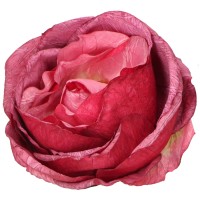 Róża wyrobowa 9 cm bordowo-różowa ASC28202-5