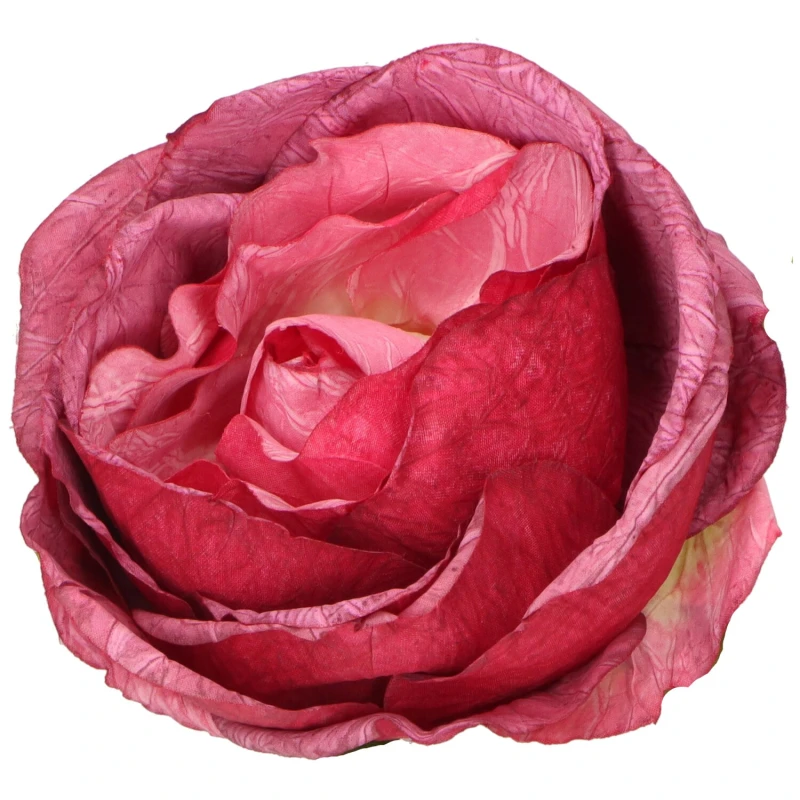 Róża wyrobowa 9 cm bordowo-różowa ASC28202-5