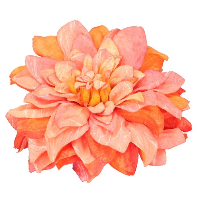 Dalia wyrobowa 15 cm łososiowo-pomarańczowa ASC28200-6