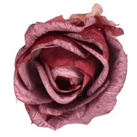 Róża wyrobowa 6 cm śliwkowa ASC28203-15
