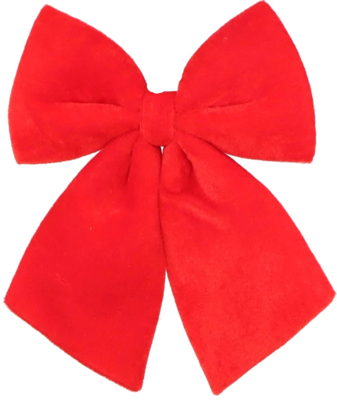 Kokarda świąteczna 19 cm czerwona ASC28935