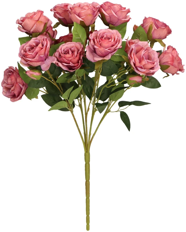Kwiat bukiet róża 15 główek 58 cm ASC28177-MIX