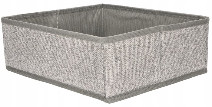 Organizer do szafy garderoby 28x24x10 cm szary ASC19409-3