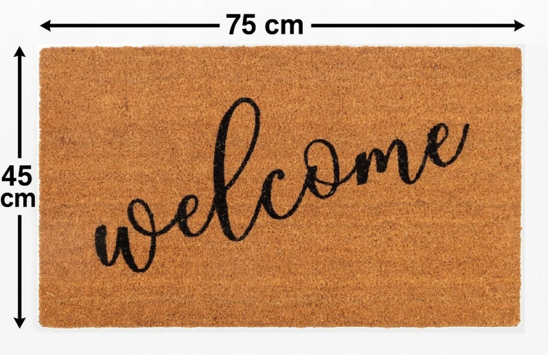 Wycieraczka kokosowa 40x60 cm Welcome ASC23017