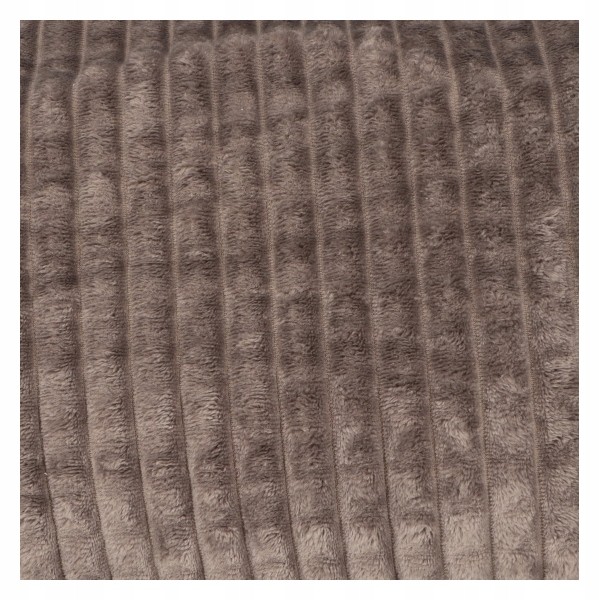 Koc tłoczony szarobrązowy 130x170 cm ASC240840-7
