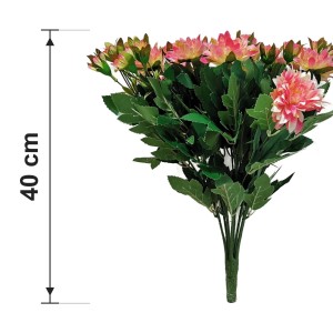 Chryzantema bukiet 40 cm różowy ASC27200-5-SI