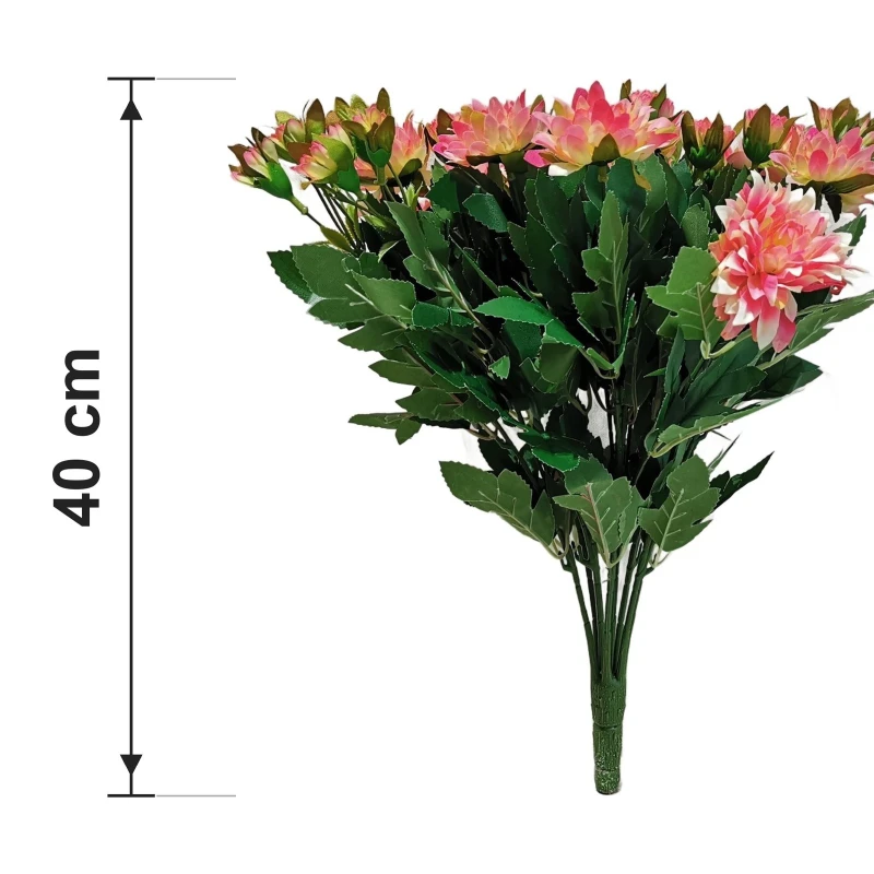 Chryzantema bukiet 40 cm różowy ASC27200-5-SI