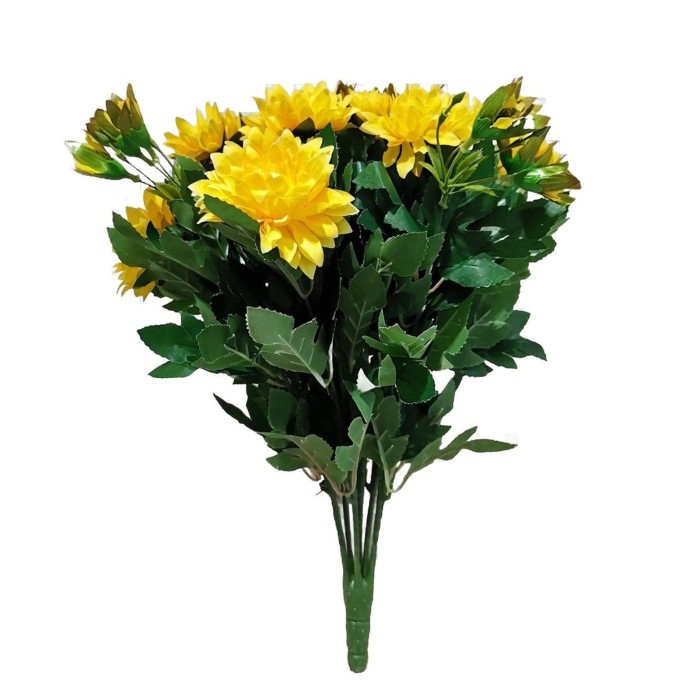 Chryzantema bukiet 40 cm żółty ASC27200-6-SI