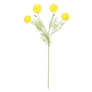 Kwiat sztuczny gałązka z kremowymi kulami 50 cm ASC27664