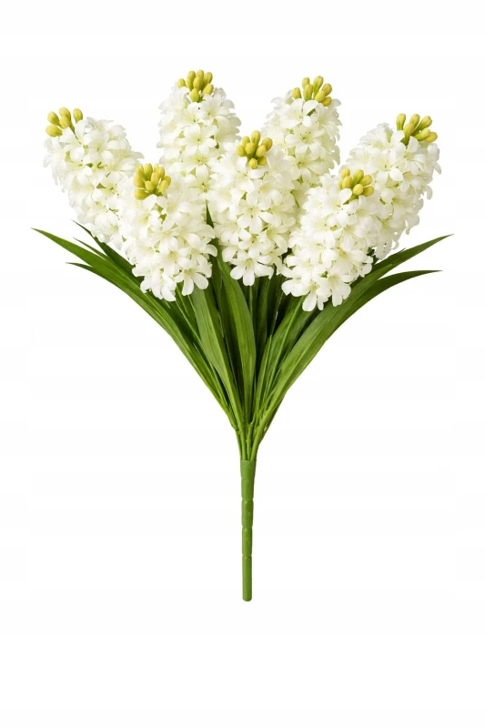 Hiacynt kwiat sztuczny 57 cm kremowy ASC27815-1-SI