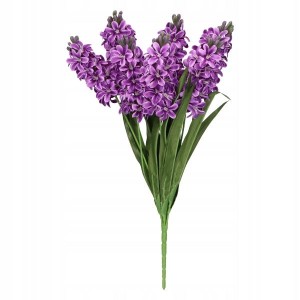 Hiacynt kwiat sztuczny 57 cm ciemny fiolet ASC27815-4-SI