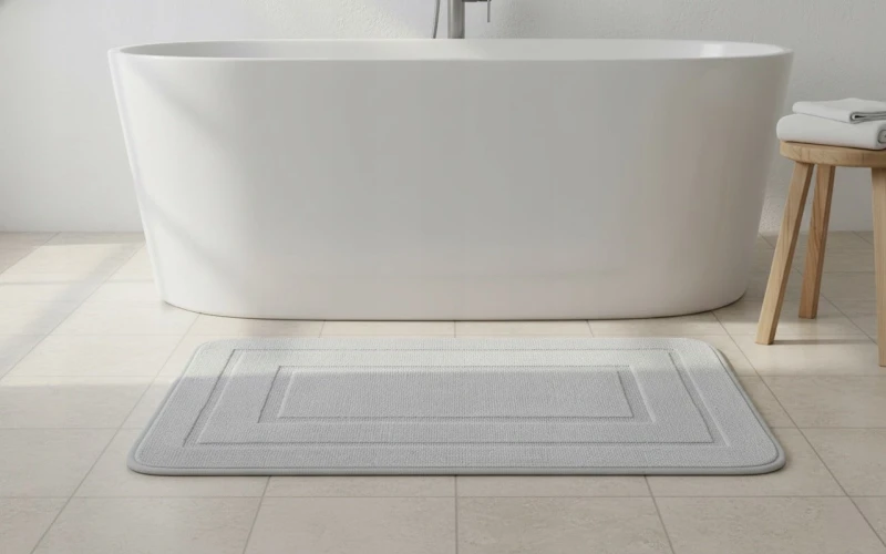 Dywanik 40x60 cm szary AST232430-1-SI