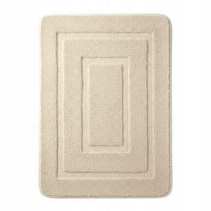 Komplet dywaników łazienkowych 50x80 + 50x40 cm beżowy AST232432-1-SI