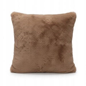 Poszewka futerkowa 45x45 cm brązowa AST232651-11