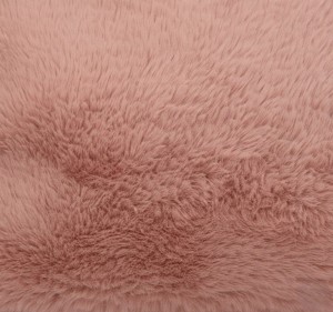Poszewka futerkowa 45x45 cm pudrowy róż AST232651-4