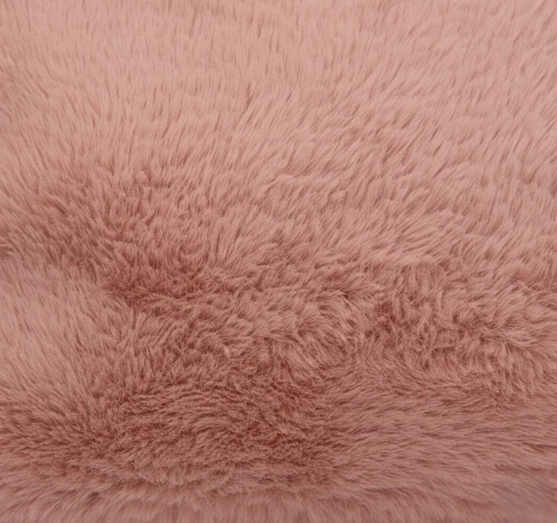 Poszewka futerkowa 45x45 cm pudrowy róż AST232651-4