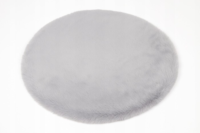 Dywanik okrągły śr. 100 cm jasnoszary AST232736-6