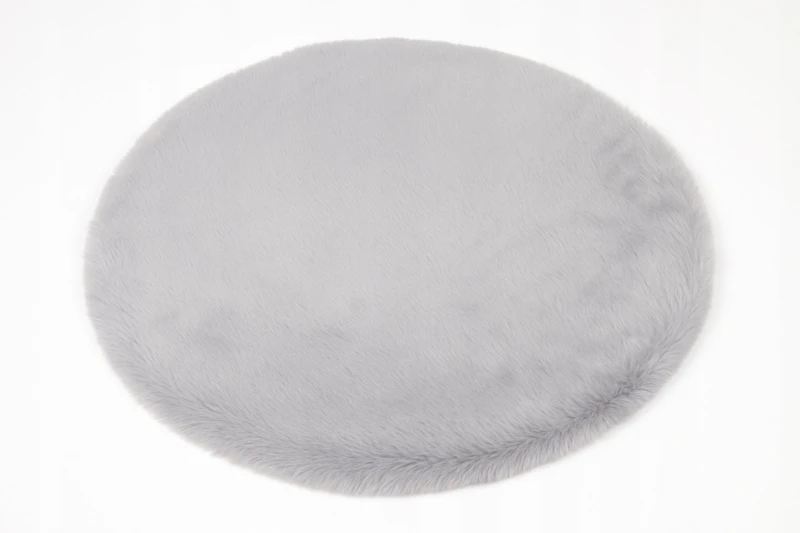 Dywanik okrągły śr. 100 cm jasnoszary AST232736-6