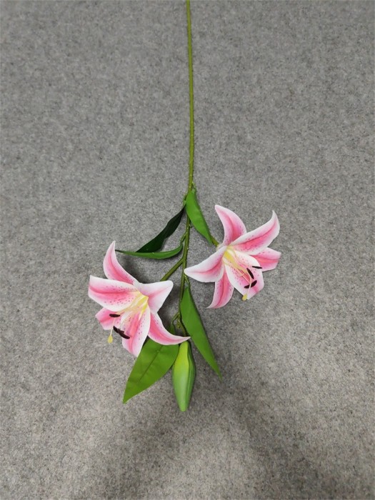 Kwiat sztuczny Lilia gałązka 90cm ASC23457-8