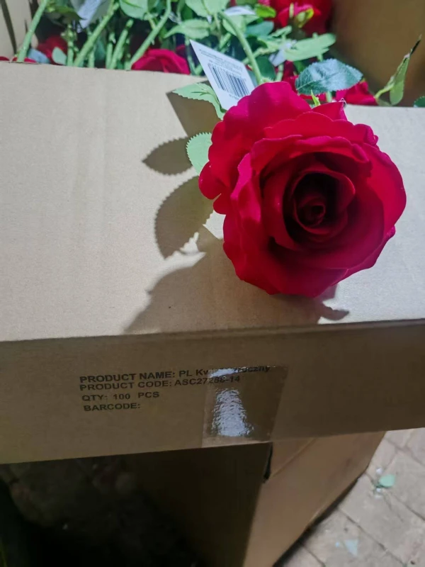 Róża sztuczna pojedyncza 49 cm ASC27268-14