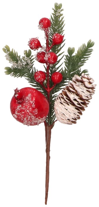 Gałązka Świąteczna 21 cm ASC27989