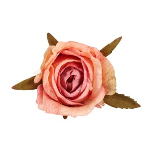 Róża wyrobowa 6 cm brudny róż z kremem ASC28203-8